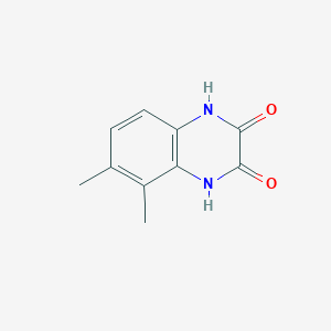 molecular formula C10H10N2O2 B5609837 5,6-dimethyl-2,3-quinoxalinediol CAS No. 208403-94-5