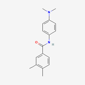 N-[4-(dimethylamino)phenyl]-3,4-dimethylbenzamide