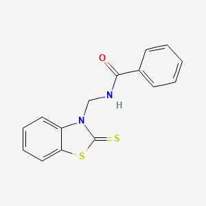 N-[(2-thioxo-1,3-benzothiazol-3(2H)-yl)methyl]benzamide