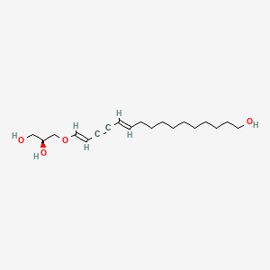 molecular formula C19H32O4 B561004 Raspailyne A1 CAS No. 110600-69-6