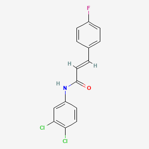 N-(3,4-dichlorophenyl)-3-(4-fluorophenyl)acrylamide