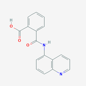 2-[(5-quinolinylamino)carbonyl]benzoic acid