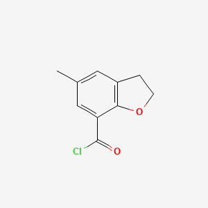 5-Methyl-2,3-dihydro-benzofuran-7-carbonyl chloride