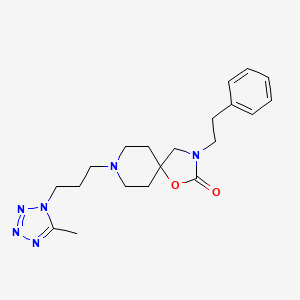 8-[3-(5-methyl-1H-tetrazol-1-yl)propyl]-3-(2-phenylethyl)-1-oxa-3,8-diazaspiro[4.5]decan-2-one