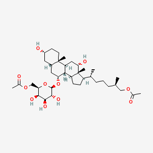 molecular formula C37H62O11 B561034 Mosesin 3 CAS No. 101691-13-8