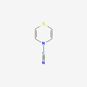 4H-1,4-Thiazine-4-carbonitrile