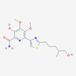 molecular formula C17H23N3O5S B056104 Karnamicin C2 CAS No. 122535-55-1
