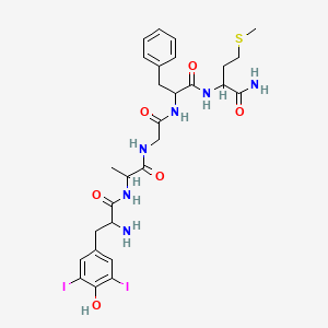 3,5-Diiodotyrosylalanylglycylphenylalanylmethioninamide