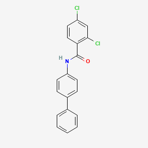 molecular formula C19H13Cl2NO B5610646 N-4-biphenylyl-2,4-dichlorobenzamide 