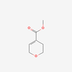 molecular formula C7H10O3 B561067 3,6-二氢-2H-吡喃-4-甲酸甲酯 CAS No. 105772-14-3