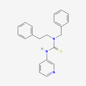 N-benzyl-N-(2-phenylethyl)-N'-3-pyridinylthiourea