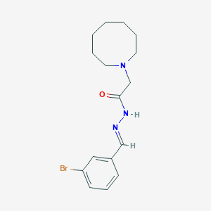 molecular formula C16H22BrN3O B5610718 2-(1-azocanyl)-N'-(3-bromobenzylidene)acetohydrazide 