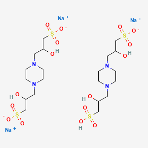molecular formula C20H41N4Na3O16S4 B561072 POPSO sesquisodium salt CAS No. 108321-08-0