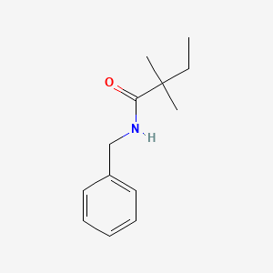 molecular formula C13H19NO B5610726 N-benzyl-2,2-dimethylbutanamide 