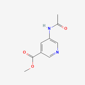 molecular formula C9H10N2O3 B561076 Methyl 5-acetamidopyridine-3-carboxylate CAS No. 109737-31-7