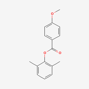 molecular formula C16H16O3 B5610780 2,6-dimethylphenyl 4-methoxybenzoate 