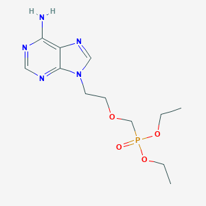 molecular formula C12H20N5O4P B056108 Diethyl ((2-(6-amino-9H-purin-9-yl)ethoxy)methyl)phosphonate CAS No. 116384-53-3