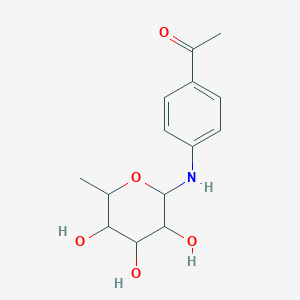 N-(4-acetylphenyl)-6-deoxyhexopyranosylamine