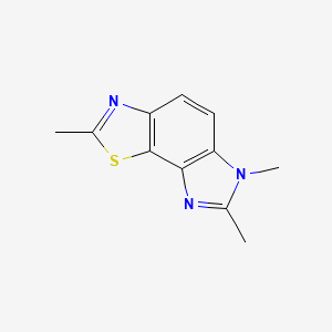 2,6,7-Trimethyl-6H-imidazo[4,5-g][1,3]benzothiazole