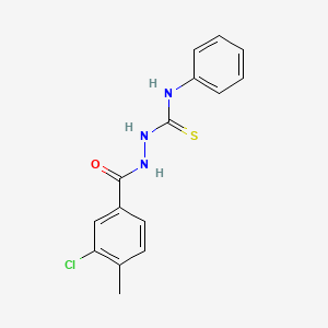 2-(3-chloro-4-methylbenzoyl)-N-phenylhydrazinecarbothioamide