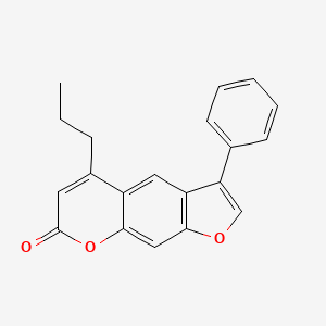 molecular formula C20H16O3 B5611065 3-phenyl-5-propyl-7H-furo[3,2-g]chromen-7-one 