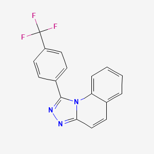 1-[4-(trifluoromethyl)phenyl][1,2,4]triazolo[4,3-a]quinoline