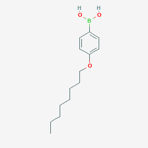 molecular formula C14H23BO3 B056111 4-Octyloxyphenylboronic acid CAS No. 121554-09-4