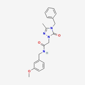 2-(4-benzyl-3-methyl-5-oxo-4,5-dihydro-1H-1,2,4-triazol-1-yl)-N-(3-methoxybenzyl)acetamide