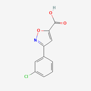 3-(3-Chlorophenyl)-1,2-oxazole-5-carboxylic acid