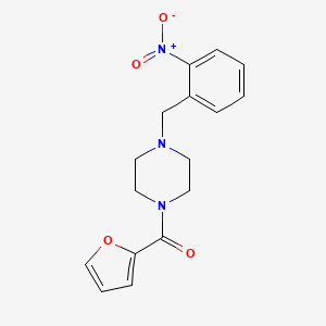 1-(2-furoyl)-4-(2-nitrobenzyl)piperazine