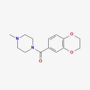 1-(2,3-dihydro-1,4-benzodioxin-6-ylcarbonyl)-4-methylpiperazine