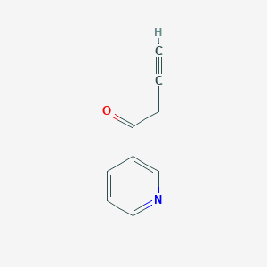 molecular formula C9H7NO B056113 1-(3-Pyridinyl)-3-butyne-1-one CAS No. 113590-54-8