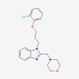 1-[3-(2-chlorophenoxy)propyl]-2-(4-morpholinylmethyl)-1H-benzimidazole