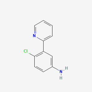 4-Chloro-3-(pyridin-2-YL)aniline