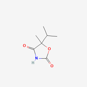 molecular formula C7H11NO3 B561135 5-Isopropyl-5-methyloxazolidine-2,4-dione CAS No. 100860-43-3