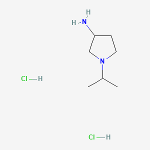 molecular formula C7H18Cl2N2 B561137 1-异丙基吡咯烷-3-胺二盐酸盐 CAS No. 19985-09-2