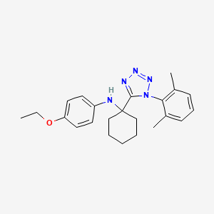 N-{1-[1-(2,6-dimethylphenyl)-1H-tetrazol-5-yl]cyclohexyl}-4-ethoxyaniline