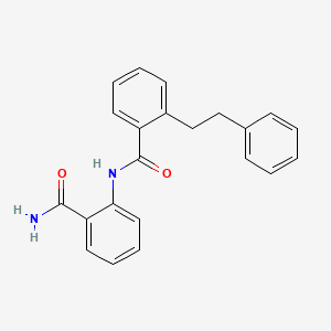 N-[2-(aminocarbonyl)phenyl]-2-(2-phenylethyl)benzamide