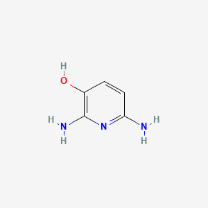 molecular formula C5H7N3O B561141 2,6-Diaminopyridin-3-ol CAS No. 100517-02-0