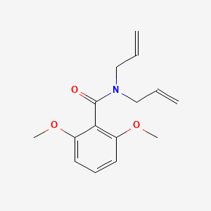 molecular formula C15H19NO3 B5611422 N,N-diallyl-2,6-dimethoxybenzamide 