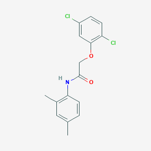 molecular formula C16H15Cl2NO2 B5611453 2-(2,5-dichlorophenoxy)-N-(2,4-dimethylphenyl)acetamide 