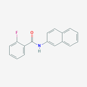 molecular formula C17H12FNO B5611473 2-fluoro-N-2-naphthylbenzamide CAS No. 299418-38-5