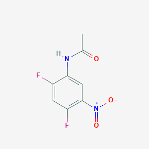 molecular formula C8H6F2N2O3 B056115 N-(2,4-difluoro-5-nitrophenyl)acetamide CAS No. 118266-02-7