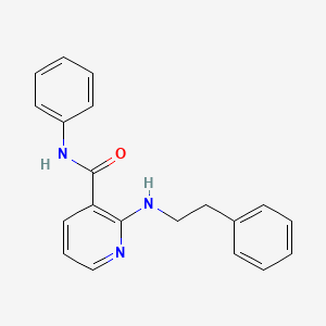 molecular formula C20H19N3O B5611513 N-phenyl-2-[(2-phenylethyl)amino]nicotinamide 