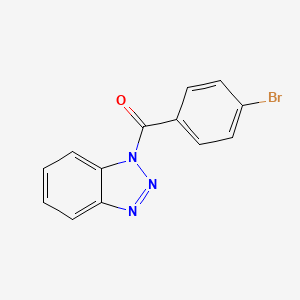 molecular formula C13H8BrN3O B5611520 1-(4-bromobenzoyl)-1H-1,2,3-benzotriazole CAS No. 313225-01-3