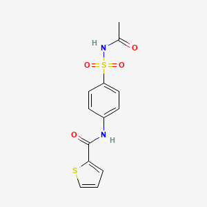 N-{4-[(acetylamino)sulfonyl]phenyl}-2-thiophenecarboxamide