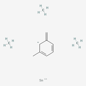 Trimethyl[(3-methylphenyl)methyl]stannane