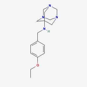 N-(4-ethoxybenzyl)-1,3,5-triazatricyclo[3.3.1.1~3,7~]decan-7-amine