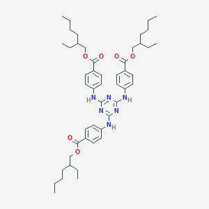 molecular formula C48H66N6O6 B056116 Ethylhexyl triazone CAS No. 116244-12-3