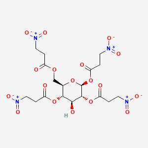 molecular formula C18H24N4O18 B561160 Hiptagin CAS No. 19896-10-7